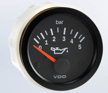 vdo oil pressure gauge 12V